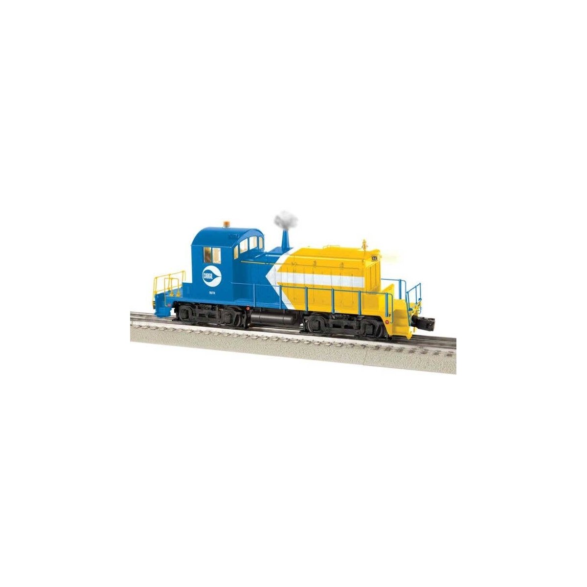 EMD SW1 - 3-Rail w/Legacy Sound, Control & Smoke -- Cargill 62 `Ruth` (yellow, blue, white), O, Lionel 2533330