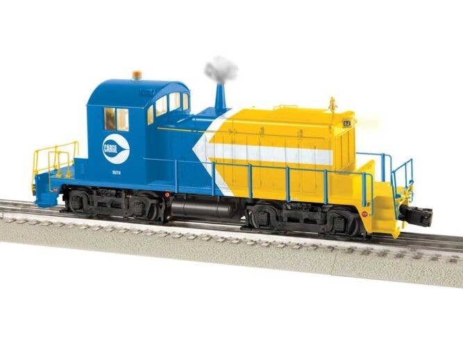 EMD SW1 - 3-Rail w/Legacy Sound, Control & Smoke -- Cargill 62 `Ruth` (yellow, blue, white), O, Lionel 2533330