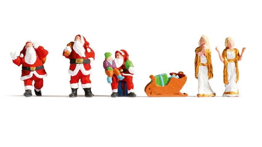 Santa Claus and Angels, HO, NOCH 15920
