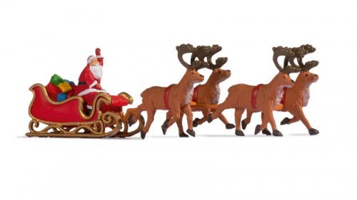 Santa Claus with Sleigh, HO, NOCH 15924