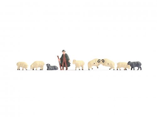 Shepherd and Sheep, HO, NOCH 18210
