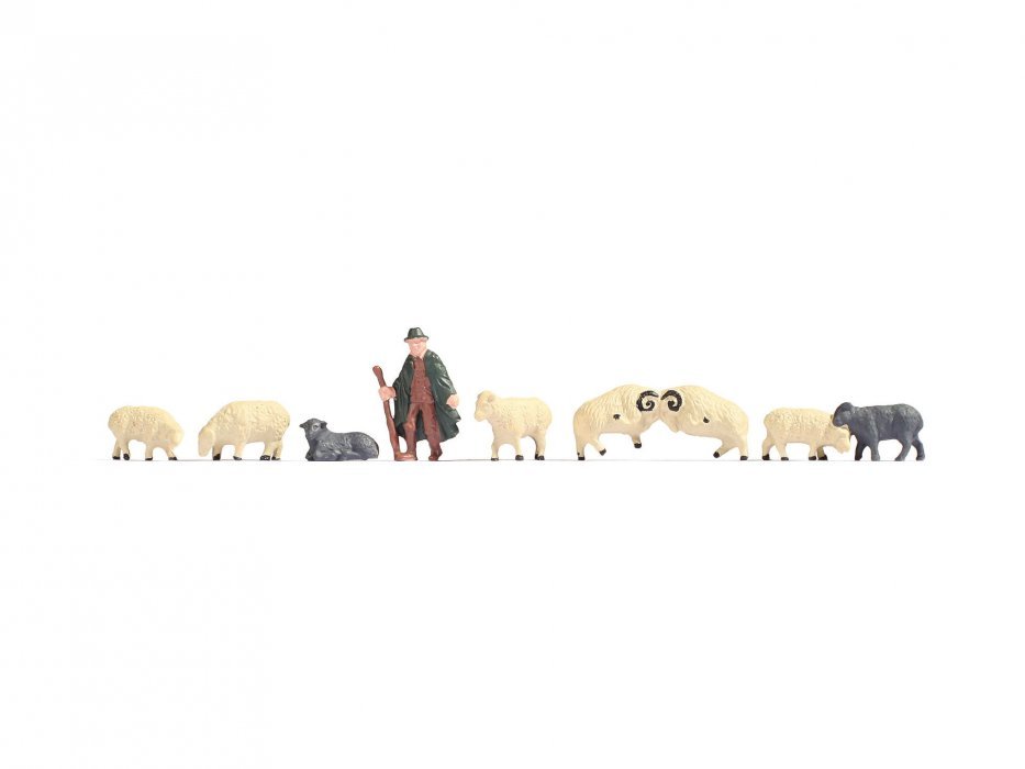 Shepherd and Sheep, HO, NOCH 18210