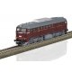 Class 120 Diesel - Sound and DCC -- German State Railroad DR 120 052 (Era IV 1976, maroon, gray), HO, Trix 25200