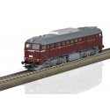 Class 120 Diesel - Sound and DCC -- German State Railroad DR 120 052 (Era IV 1976, maroon, gray), HO, Trix 25200