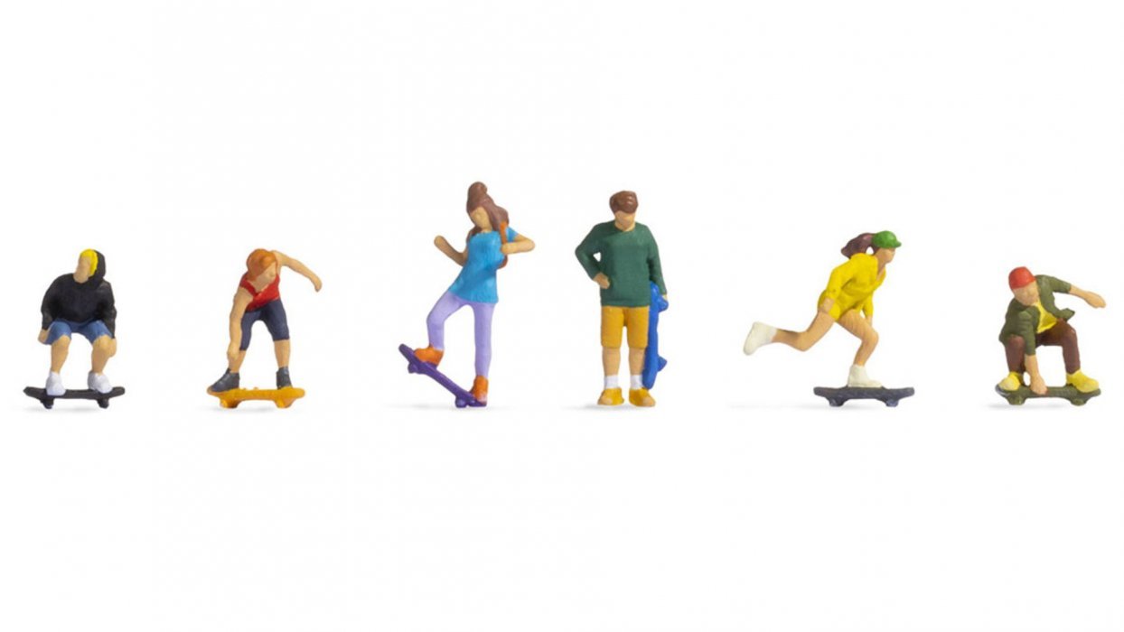 Skateboarders, HO, NOCH 15889