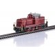 Class V 60 Diesel - Sound and DCC -- German Federal Railroad DB V 60 334 (Era III 1960, red, black, yellow), HO, Trix 25600