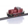 Class V 60 Diesel - Sound and DCC -- German Federal Railroad DB V 60 334 (Era III 1960, red, black, yellow), HO, Trix 25600
