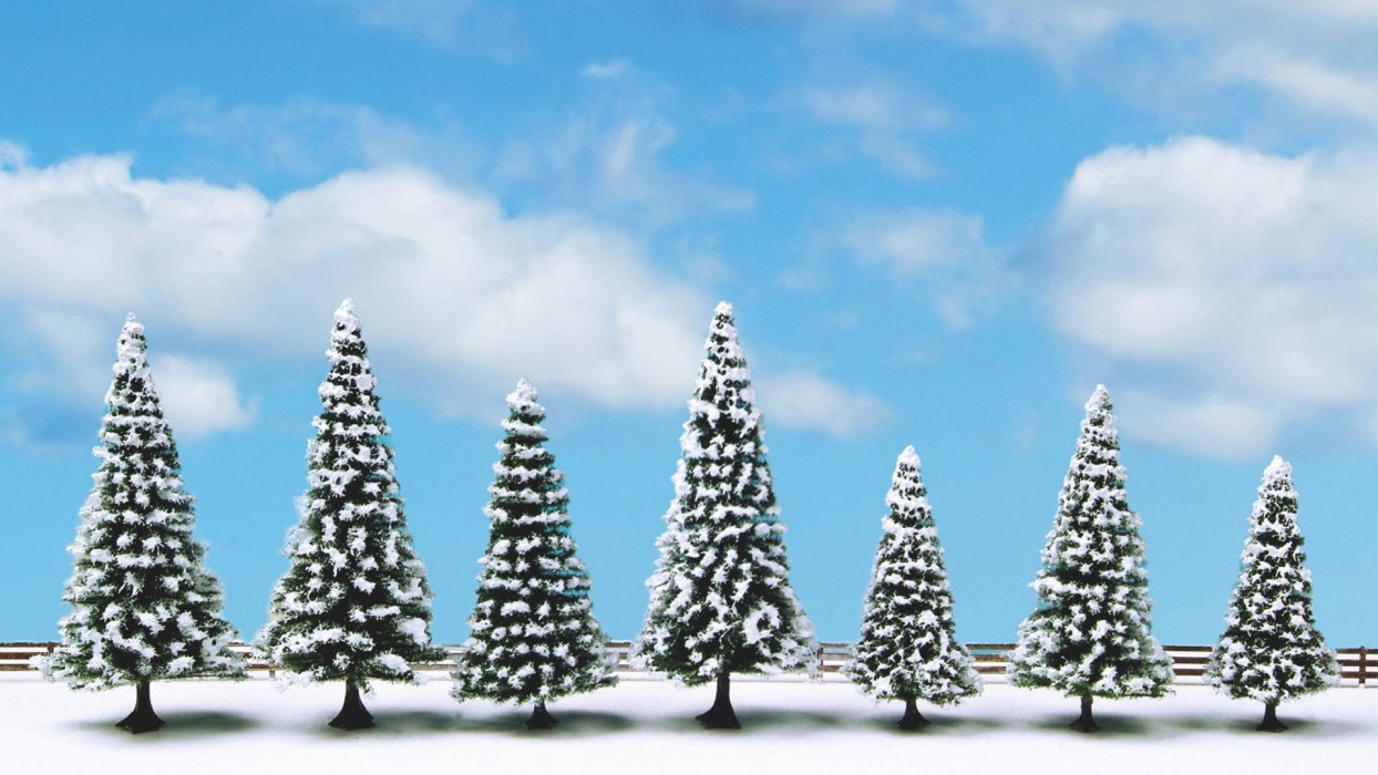 Snowy Fir Trees, All Scales, NOCH 25087
