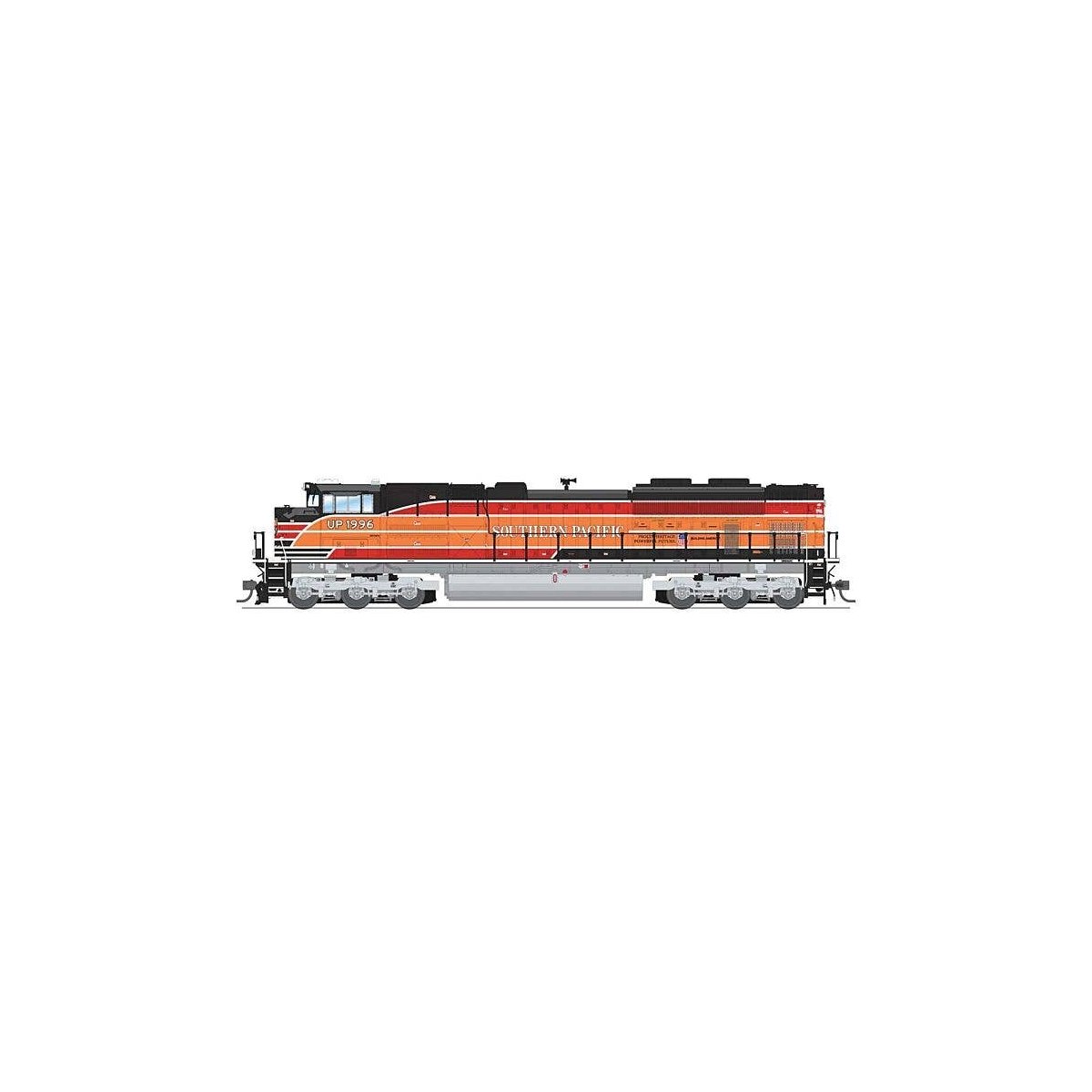 EMD SD70ACe - Sound, DCC and Smoke - Paragon4(TM) -- Union Pacific 1996 (Southern Pacific Heritage orange, red, black), HO, Broa