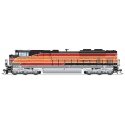 EMD SD70ACe - Sound, DCC and Smoke - Paragon4(TM) -- Union Pacific 1996 (Southern Pacific Heritage orange, red, black), HO, Broa