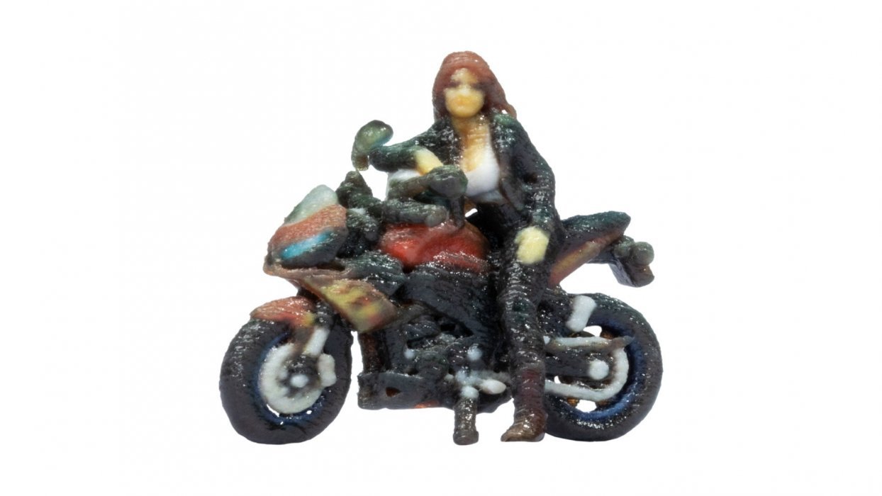 New Sports Motorbike standing, HO, NOCH 10907