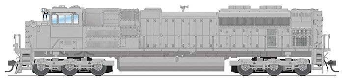 EMD SD70ACe - Sound, DCC and Smoke - Paragon4(TM) -- Undecorated, Low Headlight, HO, Broadway Limited Imports 8691