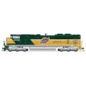 EMD SD70ACe - Sound, DCC and Smoke - Paragon4(TM) -- Union Pacific 1995 (Chicago & North Western Heritage green, yellow), HO, Br