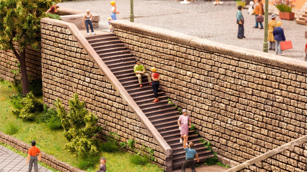 Stairs Set, HO, NOCH 58303