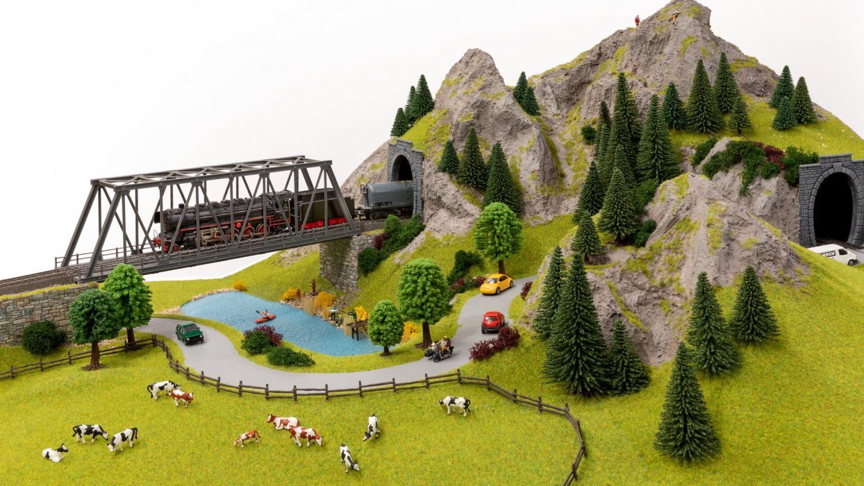 Starter Set "Model Railway Layout Construction", HO, NOCH 60804