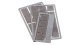 New Step Grid, grey, HO, NOCH 14298