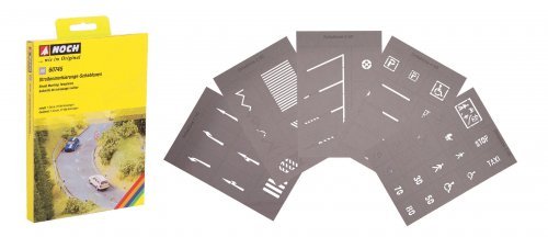 Street Marking Templates, HO, NOCH 60745