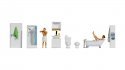 Themed Figures Set ‘Bathroom’, HO, NOCH 16289