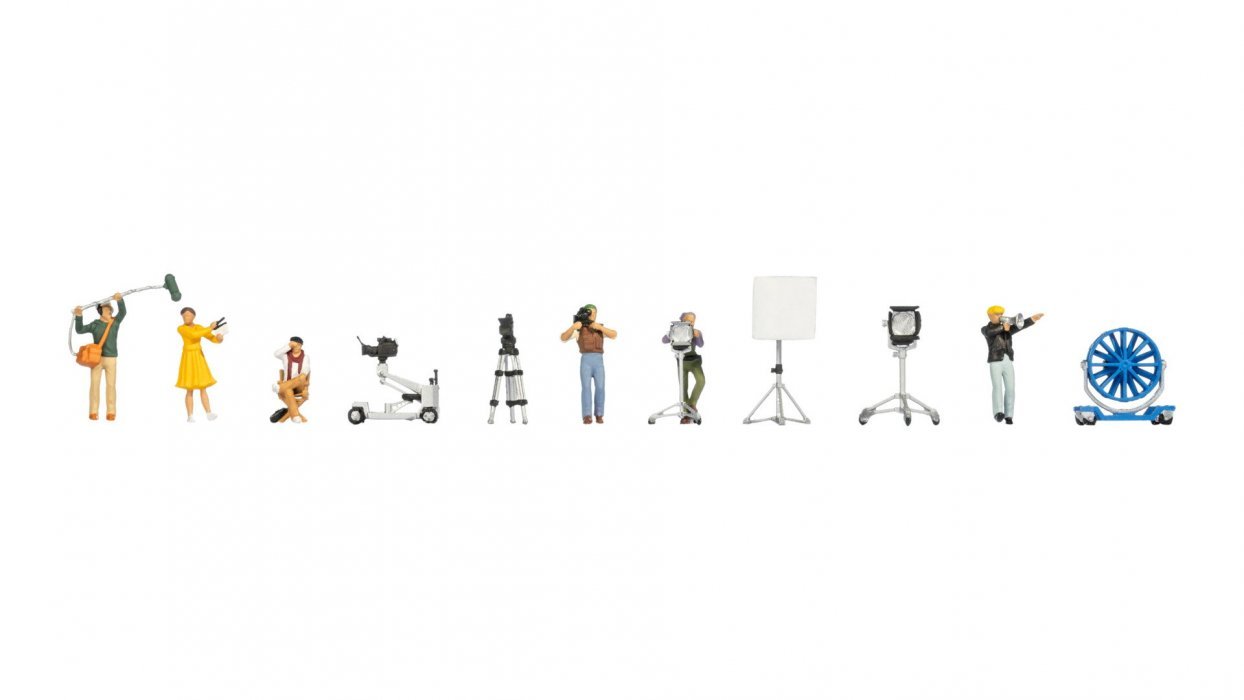 New Themed Figures Set ‘Film Set’, HO, NOCH 16293