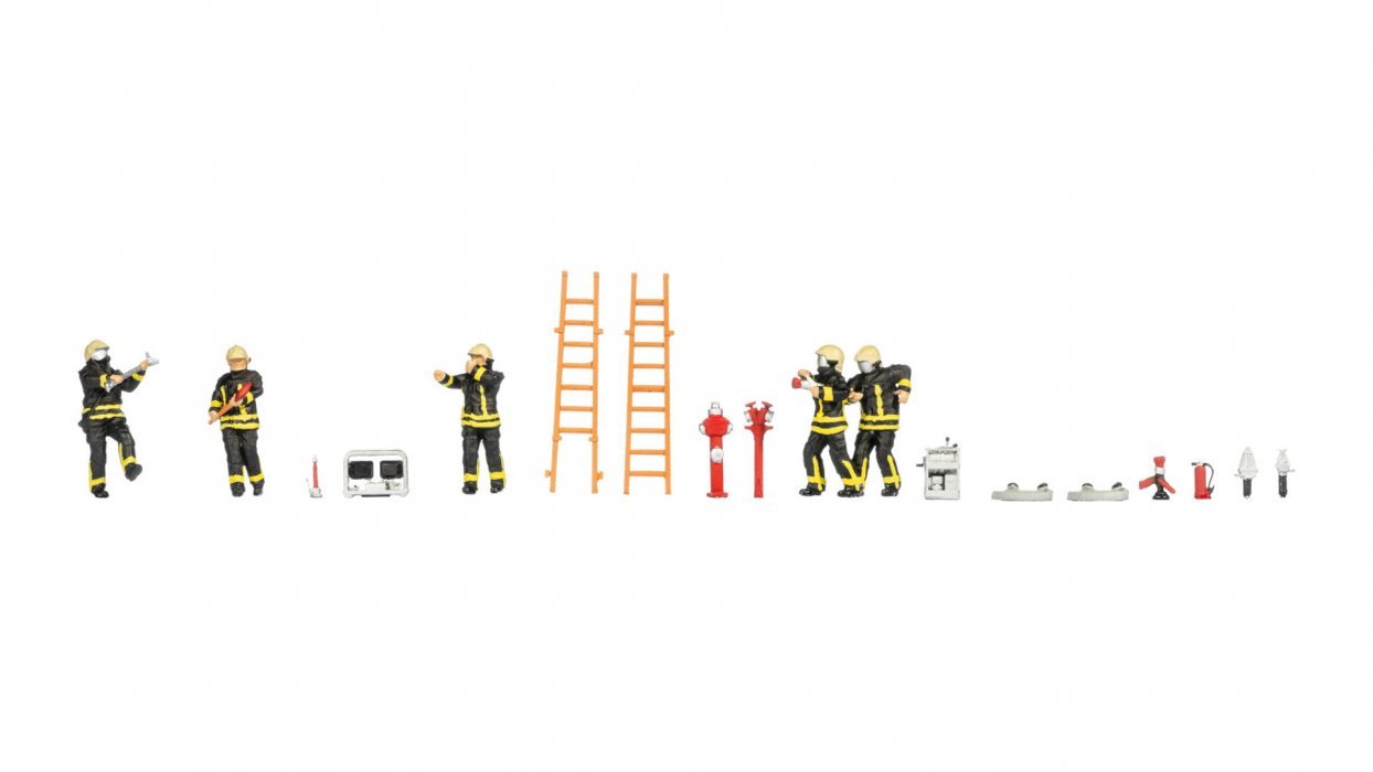 New Themed Figures Set ‘Fire Brigade Operation’, HO, NOCH 16259