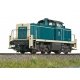 Class 290 Diesel with Animated Engineer, Sound & DCC -- German Federal Railroad DB 290 090-0 (Era IV 1987, ocean blue, cream), H