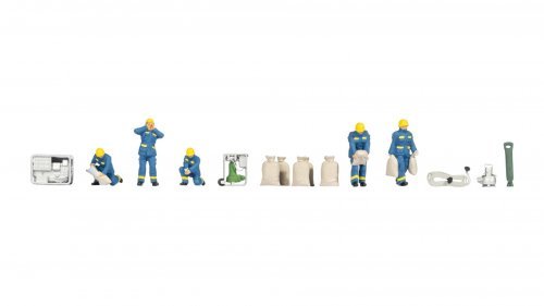 New Themed Figures Set ‘THW Flood Relief Operation’, HO, NOCH 16258