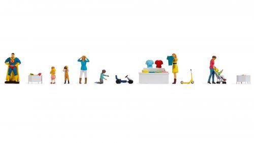 Themed Figures Set "Toy Shop", HO, NOCH 16240