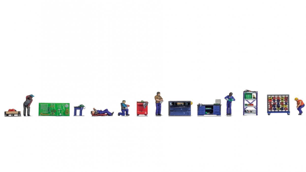 Themed Figures Set ‘Workshop’, N, NOCH 35902