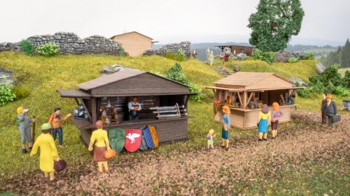 Themed Set ‘Medieval Market’, HO, NOCH 65618
