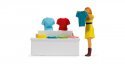 Tiny Scences ‘Clothes Shopping’, HO, NOCH 16508