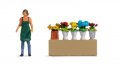 Tiny Scenes ‘Flower Stall’, HO, NOCH 16502