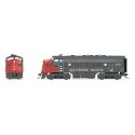 EMD F7 A-Unpowered B Set - Sound and DCC - Paragon4(TM) -- Southern Pacific 6233, 8148 (gray, red), HO, Broadway Limited Imports