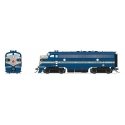EMD F7 A-Unpowered B Set - Sound and DCC - Paragon4(TM) -- Missouri Pacific 587, 587B (Eagle, blue, gray), HO, Broadway Limited 