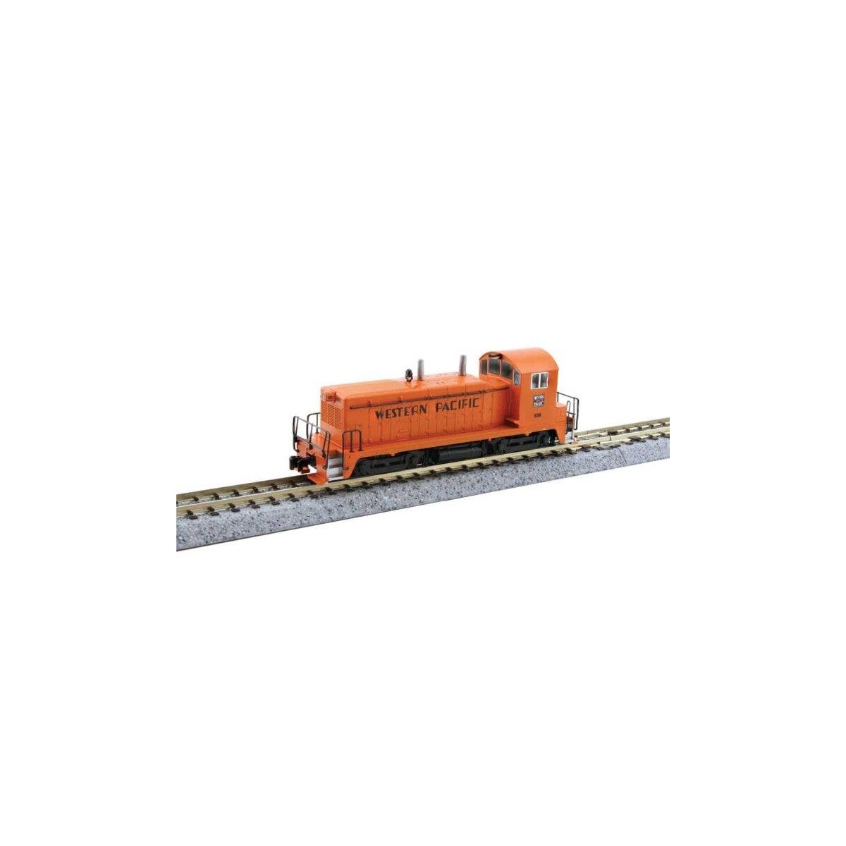 EMD NW2 - Sound and DCC -- Western Pacific 608 (orange, black), N, Kato USA Inc 1764396S
