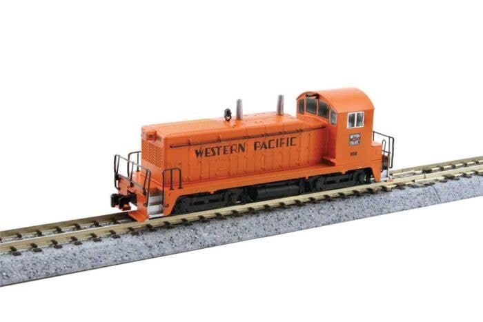 EMD NW2 - Sound and DCC -- Western Pacific 608 (orange, black), N, Kato USA Inc 1764396S