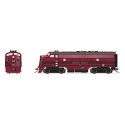 EMD F3 A-Unpowered B Set - Sound and DCC - Paragon4(TM) -- Lehigh Valley 510, 511 (Cornell Red, black), HO, Broadway Limited Imp