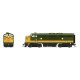 EMD F3 A-Unpowered B Set - Sound and DCC - Paragon4(TM) -- Canadian National 9003, 9004 (green, Dulux Gold), HO, Broadway Limite