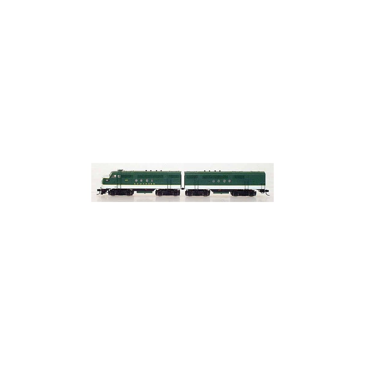 EMD FT A-B Set w/LokSound & DCC -- Southern Railway (green, aluminum), N, Intermountain Railway Company 69016S