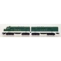 EMD FT A-B Set w/LokSound & DCC -- Southern Railway (green, aluminum), N, Intermountain Railway Company 69016S