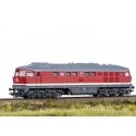 Class 132 Ludmilla Diesel with Smoke - Sound and DCC -- German State Railroad DR 132 457-3 (Era IV 1990, red, gray, white), HO, 