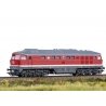 Class 132 Ludmilla Diesel with Smoke - Sound and DCC -- German State Railroad DR 132 457-3 (Era IV 1990, red, gray, white), HO, 