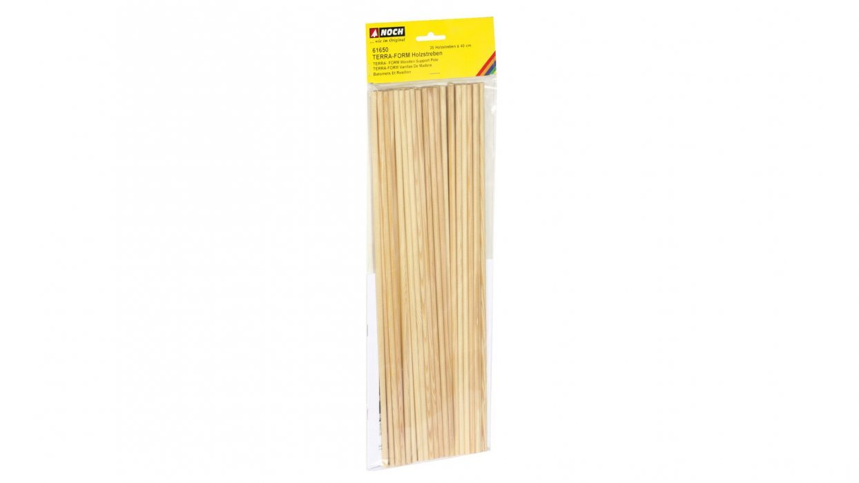 Wooden Support Pole, All Scales, NOCH 61650