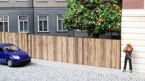 Wooden Wall, HO, NOCH 14213