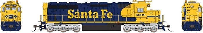 EMD SD45 Low-Nose w/Sound & DCC - Paragon4(TM) -- Santa Fe 5382 (Warbonnet blue, yellow), HO, Broadway Limited Imports 4282