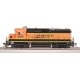 EMD GP30 Low Nose - Sound and DCC - Paragon4(TM) -- BNSF Railway 2815 (GP39-2R orange, black Wedge Logo), HO, Broadway Limited I