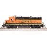 EMD GP30 Low Nose - Sound and DCC - Paragon4(TM) -- BNSF Railway 2815 (GP39-2R orange, black Wedge Logo), HO, Broadway Limited I