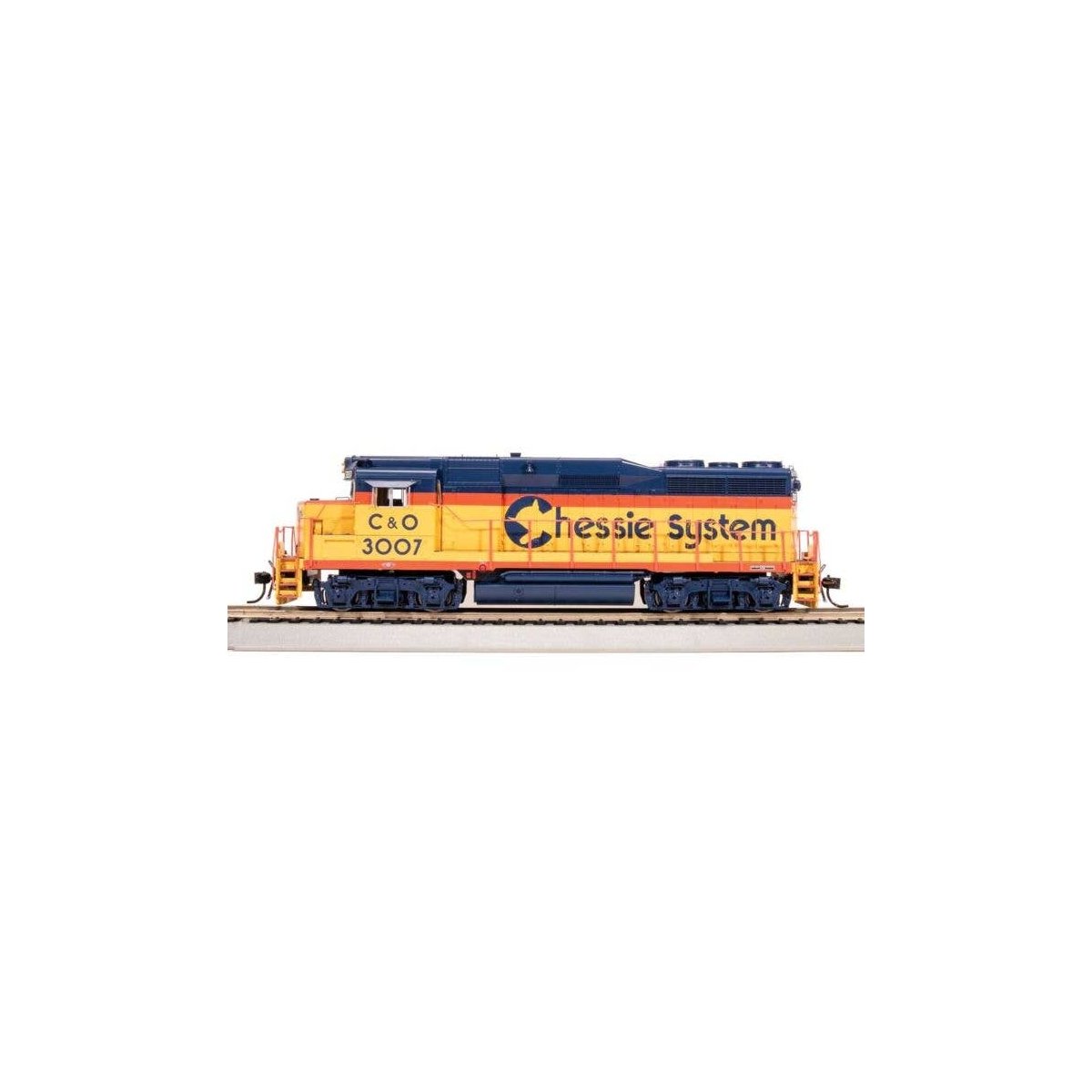 EMD GP30 Low Nose - Sound and DCC - Paragon4(TM) -- Chessie System C&O 3012 (yellow, vermillion, blue), HO, Broadway Limited Imp