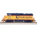 EMD GP30 Low Nose - Sound and DCC - Paragon4(TM) -- Chessie System C&O 3012 (yellow, vermillion, blue), HO, Broadway Limited Imp