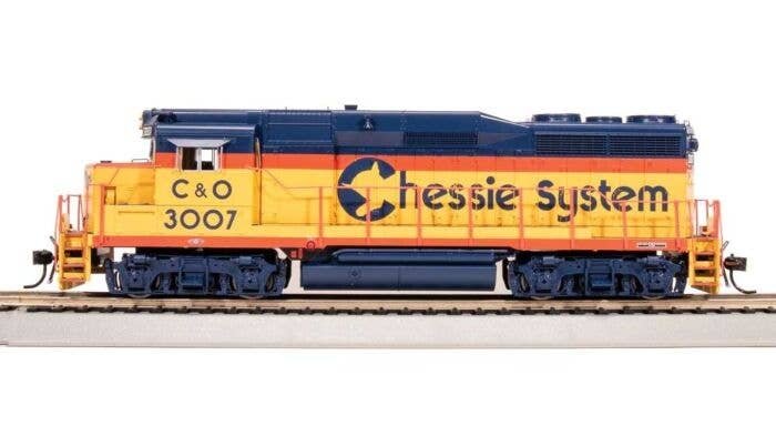 EMD GP30 Low Nose - Sound and DCC - Paragon4(TM) -- Chessie System C&O 3012 (yellow, vermillion, blue), HO, Broadway Limited Imp