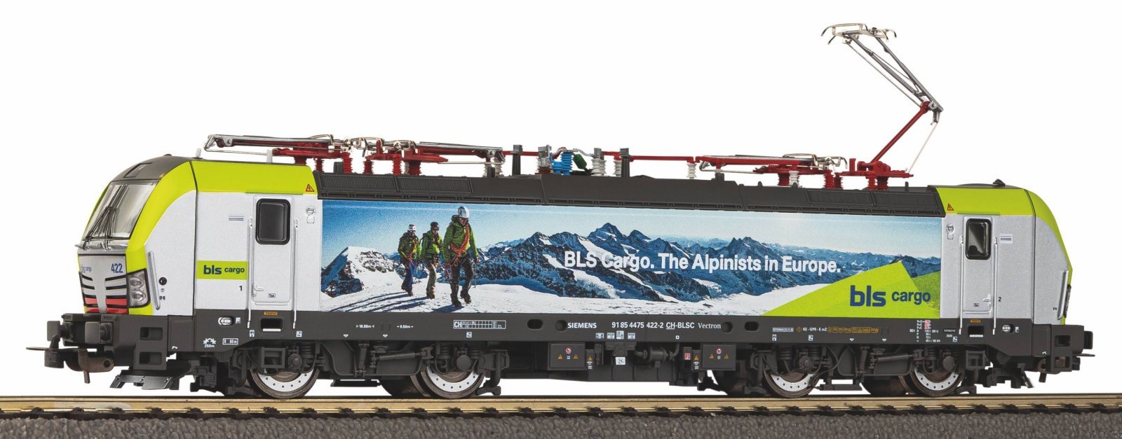 Sound Electric Locomotive Vectron New Alpinisti BLS VI AC Version, incl. PIKO Sound Decoder, HO, PIKO 21609